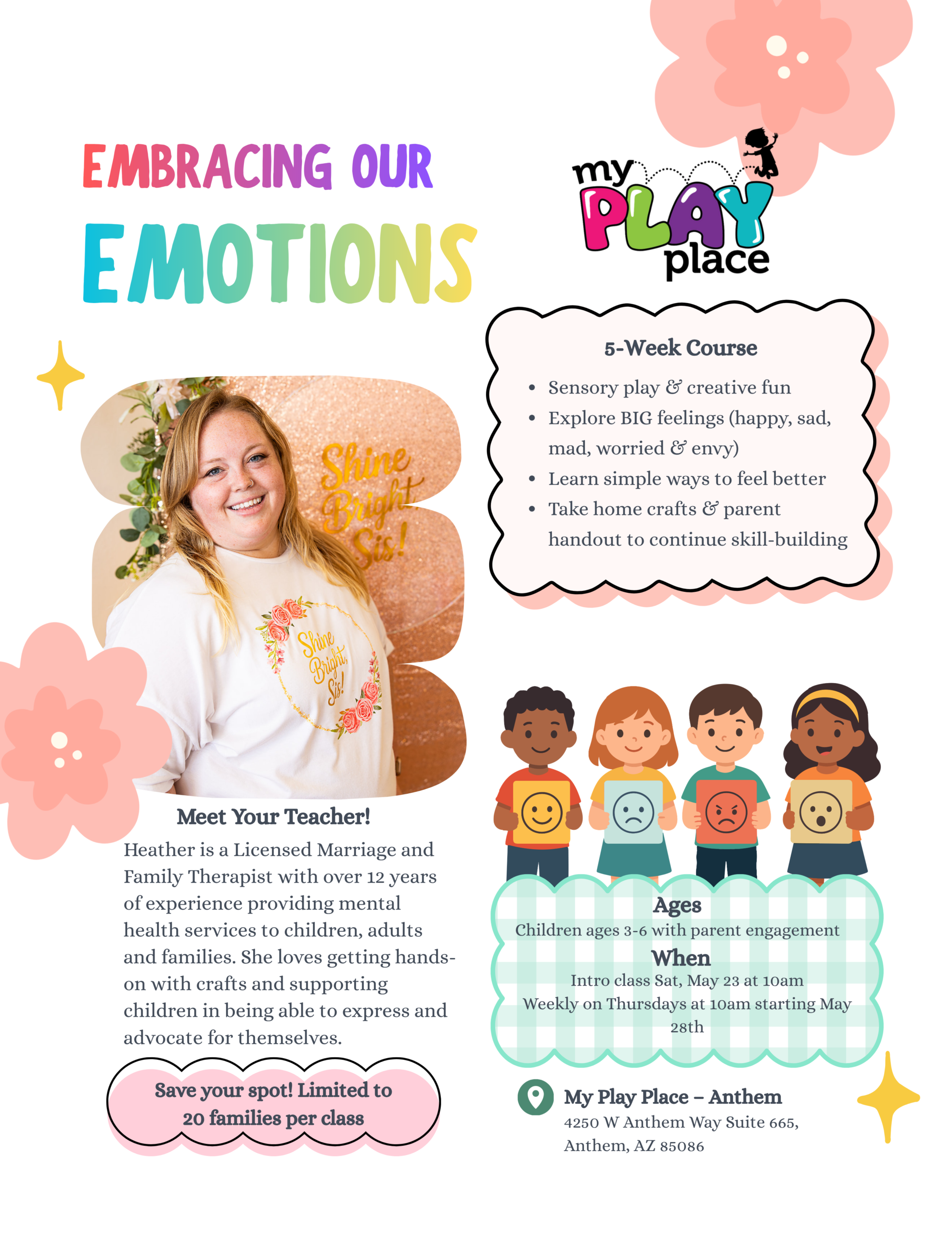 Embracing Our Emotions Flyer